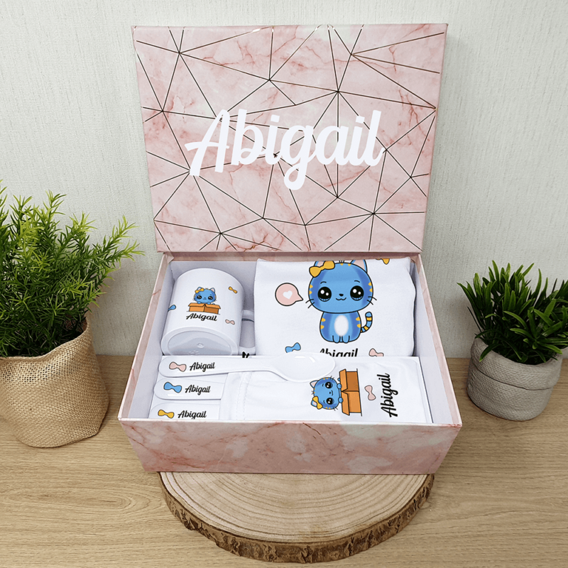 Coffret naissance MIAM "Chat Kawaii"