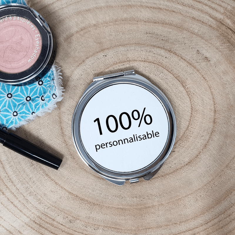 Miroir de poche 100% personnalisable