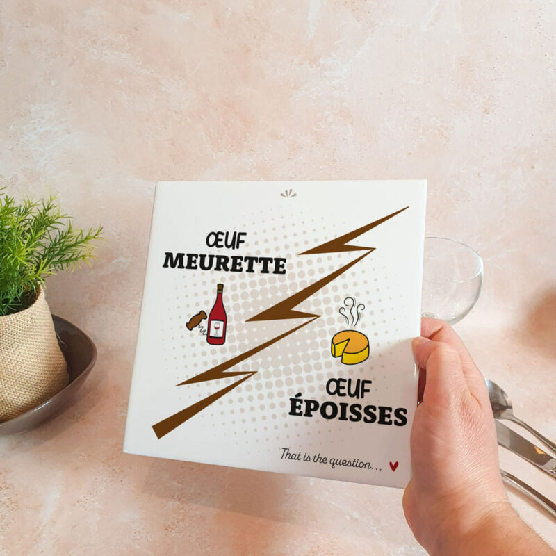 Dessous de plat "œuf meurette ou œuf époisses?"