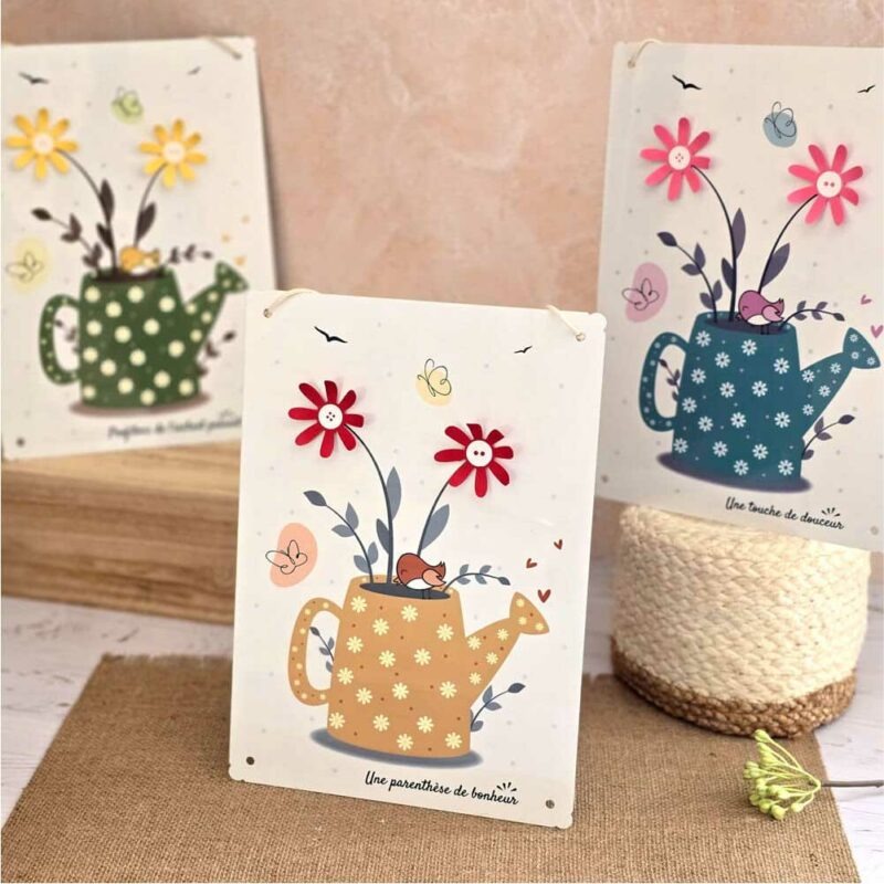 Cadre 3D fleur personnalisable