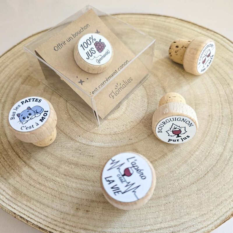 Bouchon original et personnalisable