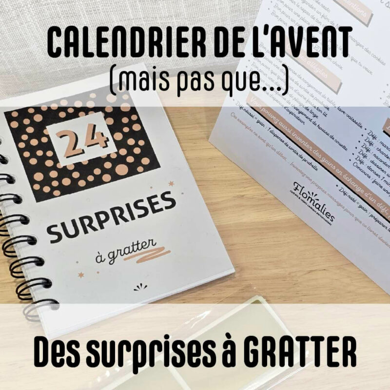 Livret 24 surprises à gratter (calendrier de l'Avent)